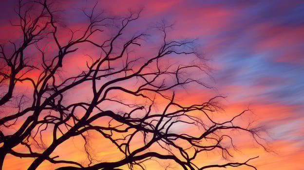 vibrant tree print photo