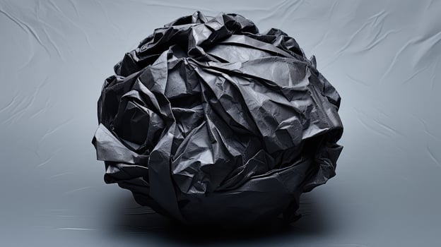 contrast crumpled paper black photo