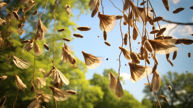 dispersal tree seeds photo