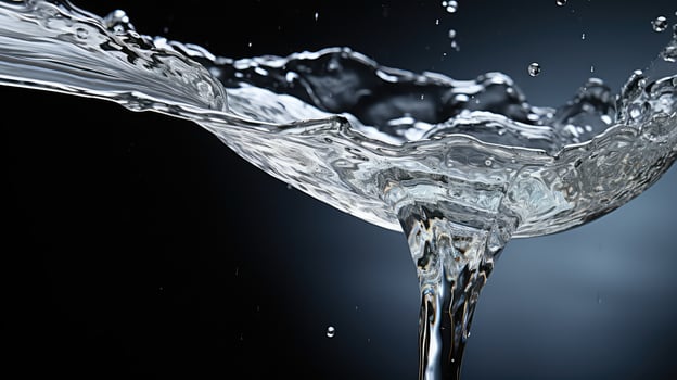 crystal water pouring tap photo