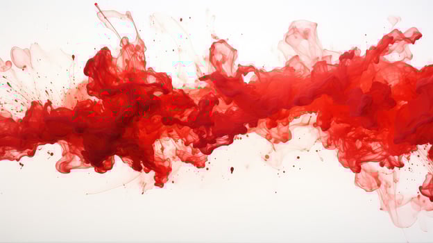 splatter red ink photo