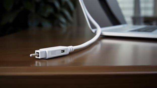 power white cable photo