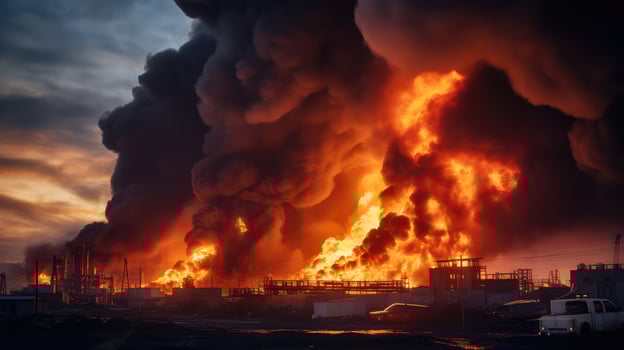 industrial fire explosions photo