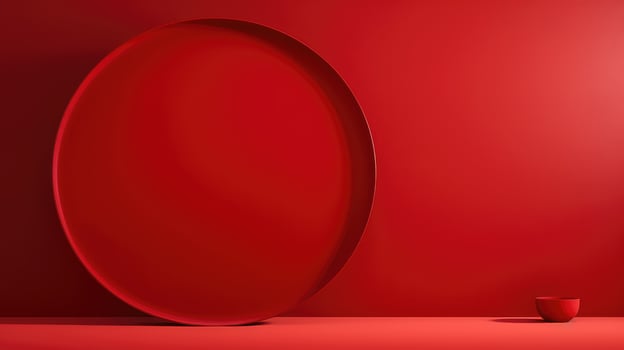design red background modern photo