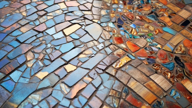 intricate outdoor tile texture photo