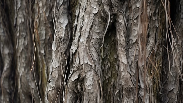 gnarled weeping willow tree photo