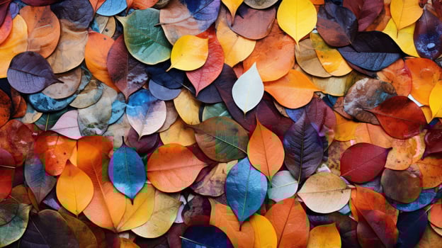 vibrant leaf abstract photo