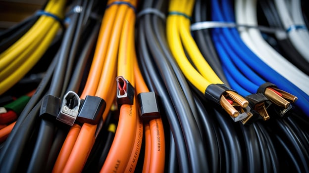 colors battery cables photo