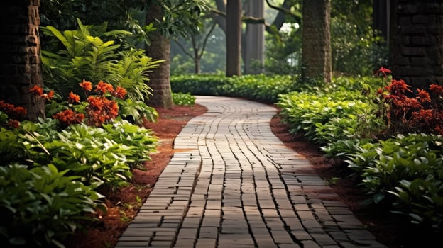 lush gray bricks photo