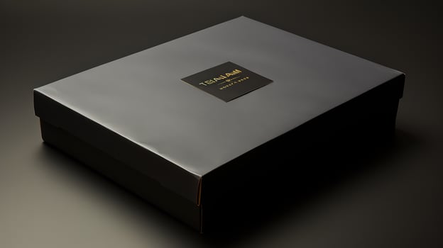 shipping black mailer box photo