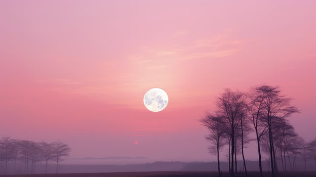 breathtaking moon pink photo