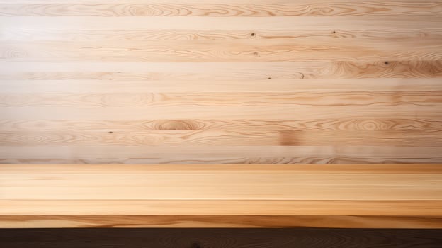 light wood table top isolated photo