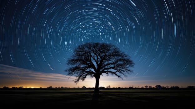 tree star circle photo