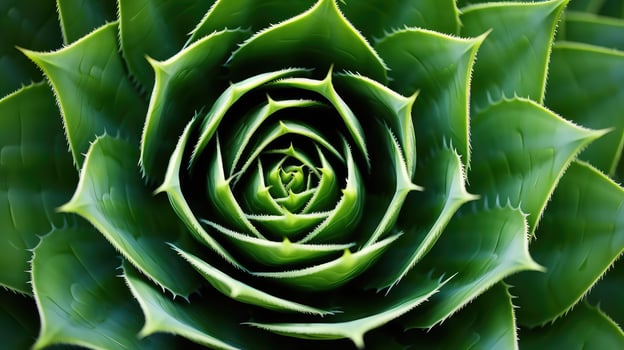 aloe spiral plant photo
