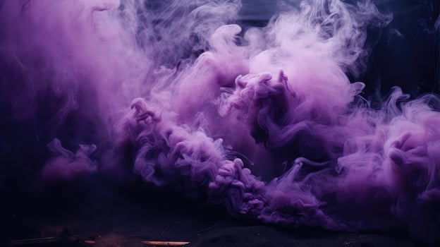surreal black purple smoke photo