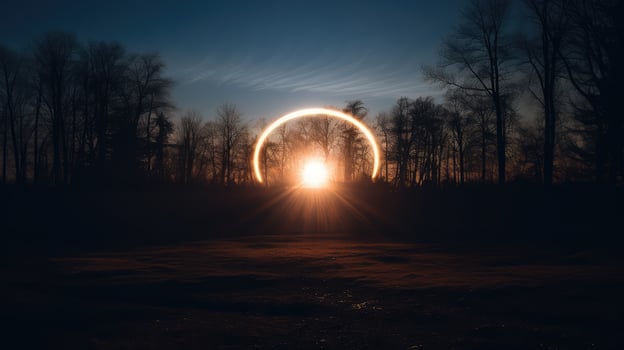 night light halo photo