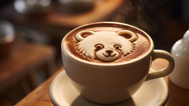 design bear coffee photo