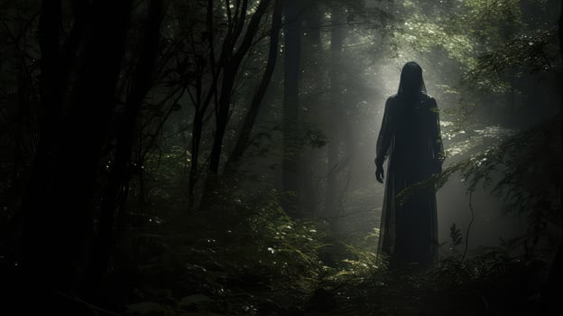 shadow dark figure photo