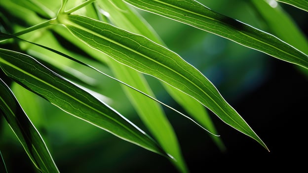 green leave bamboo photo