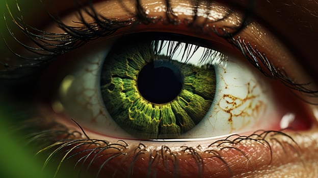 beauty green eye photo