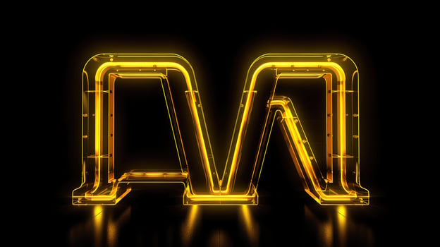 modern yellow font photo