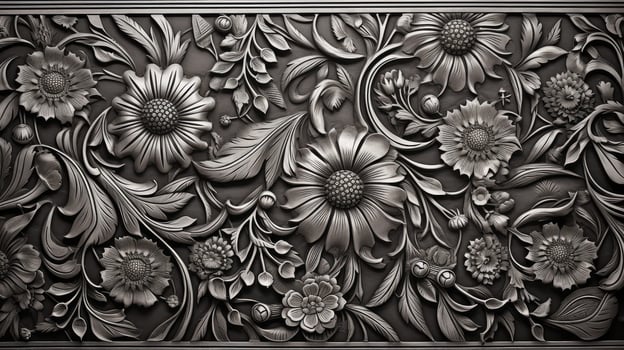 ornate antique metal texture photo
