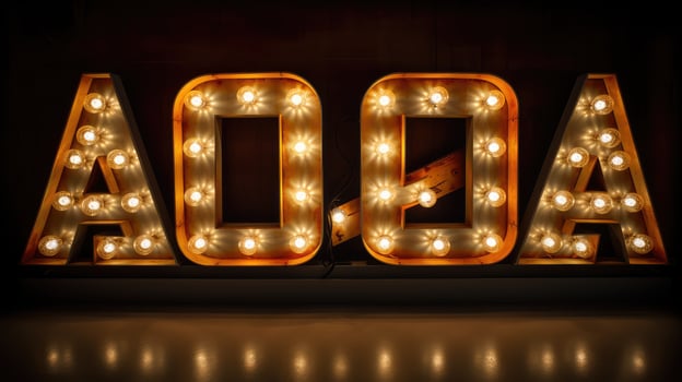 cinema vintage lights photo