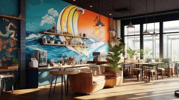 boards coffee surf photo