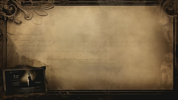 retro black template photo