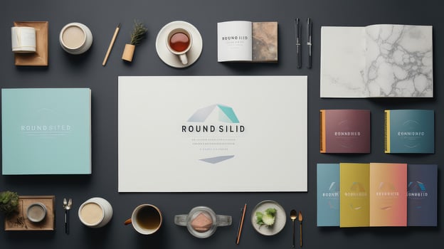 guidelines branding book template photo