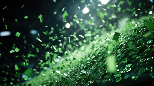 cannon green confetti photo
