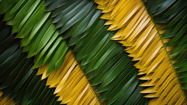 tropical coconut leaf photo