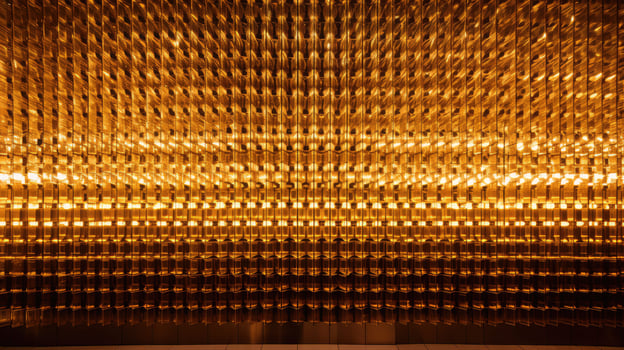 opulent champagne wall photo