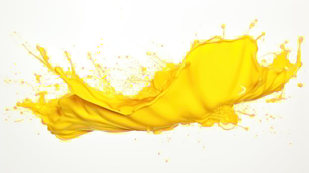 canvas yellow paint splash photo