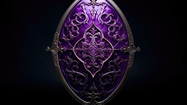 patterns purple shield photo