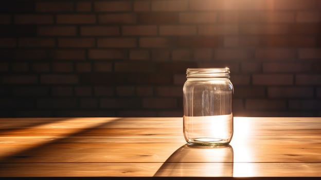container empty glass jar photo