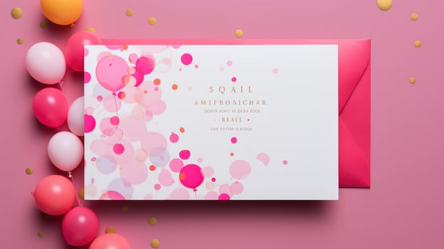 party pink invitations photo