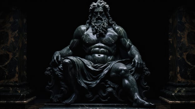 statue marble dark photo