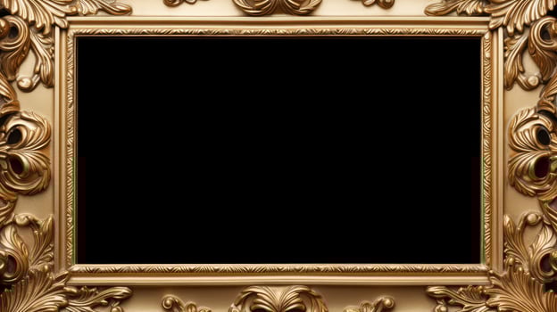 sophisticated gold picture frame photo