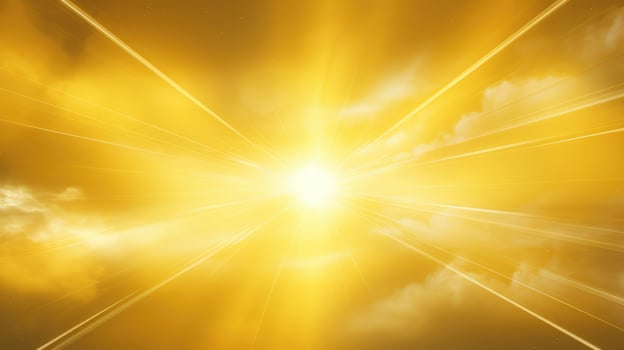 hues yellow rays background photo