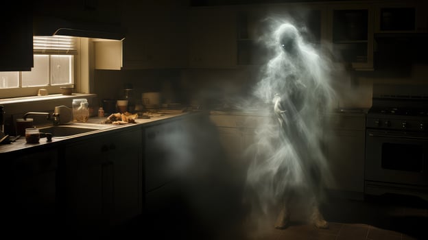 haunted horror kitchen photo