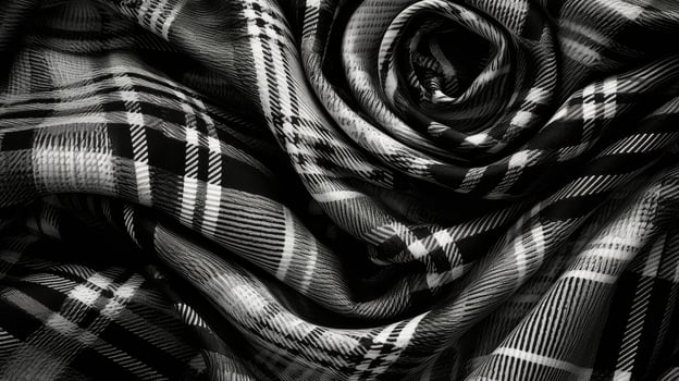interest black white flannel photo