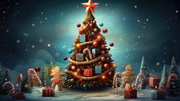 tree christmas trees illustration photo