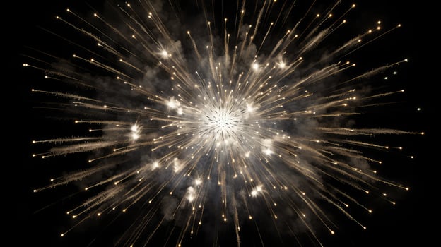 up silver fireworks photo
