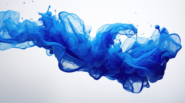 organic blue blob photo