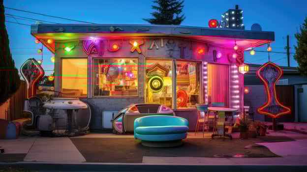 kitschy funky house photo