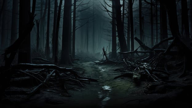 foreboding scary dark photo