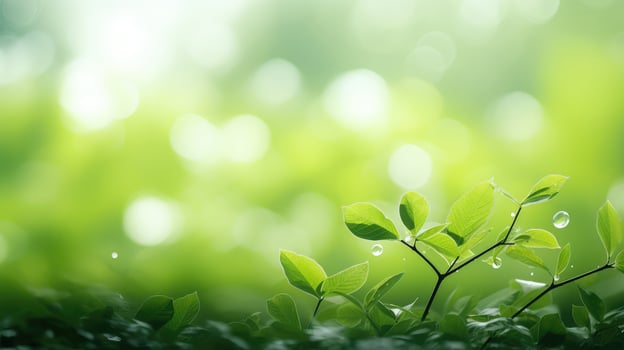 natural green bokeh background photo