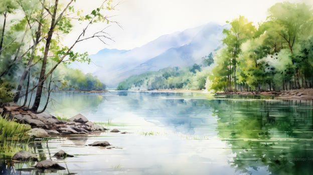 lush water color photo