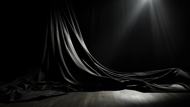 mysterious black cloth photo